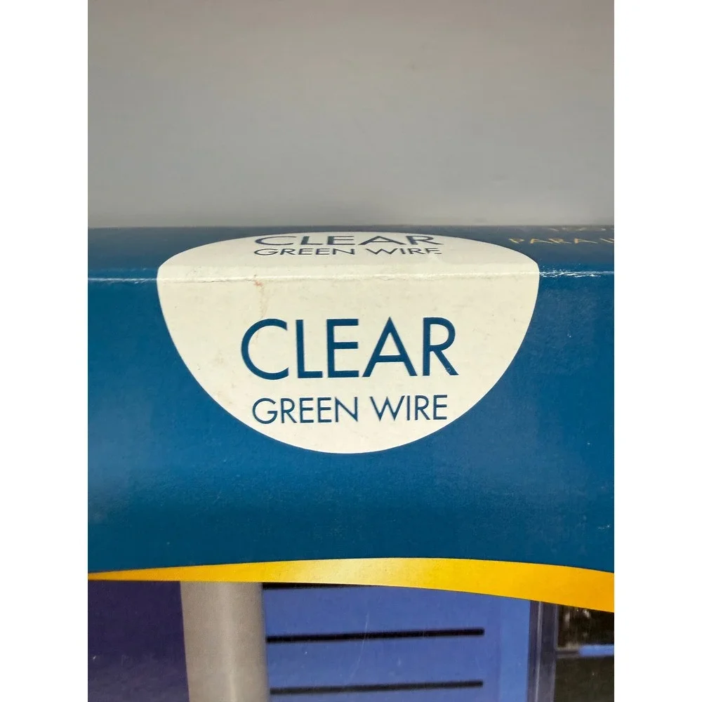 Holiday Time 150 Count Clear Net Light Set Green Wire Indoor Outdoor 6ft x 4ft
